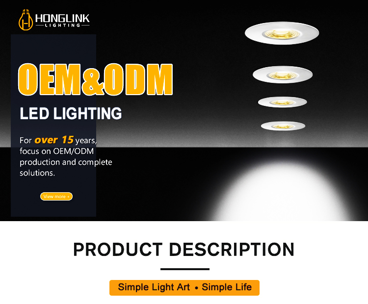 UK Standard Tiltable GU10 Fire Rated Downlight Recessed Fireproof Downlight
