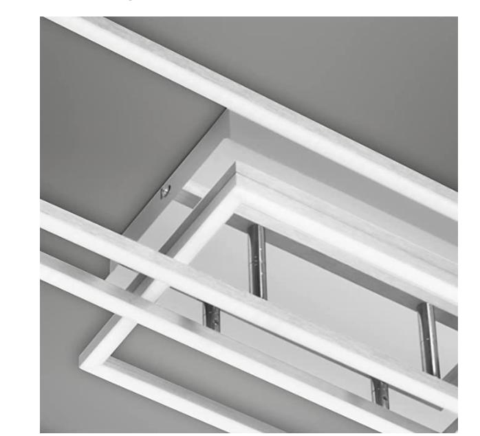 Hisoon Hot Sales Rectangle Shade Modern Minimalist LED Decorative Ceiling Lamp