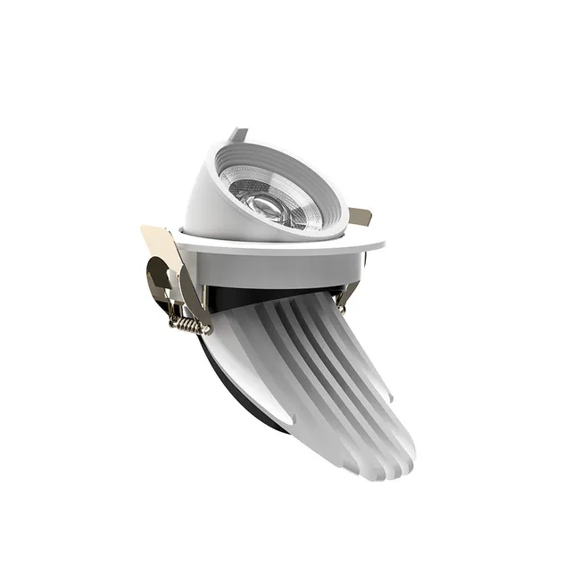 China Recessed Gimbal LED Down Light 10W Anti-Glare Design, Ra>95, 120lm/W Outcut 75-80mm