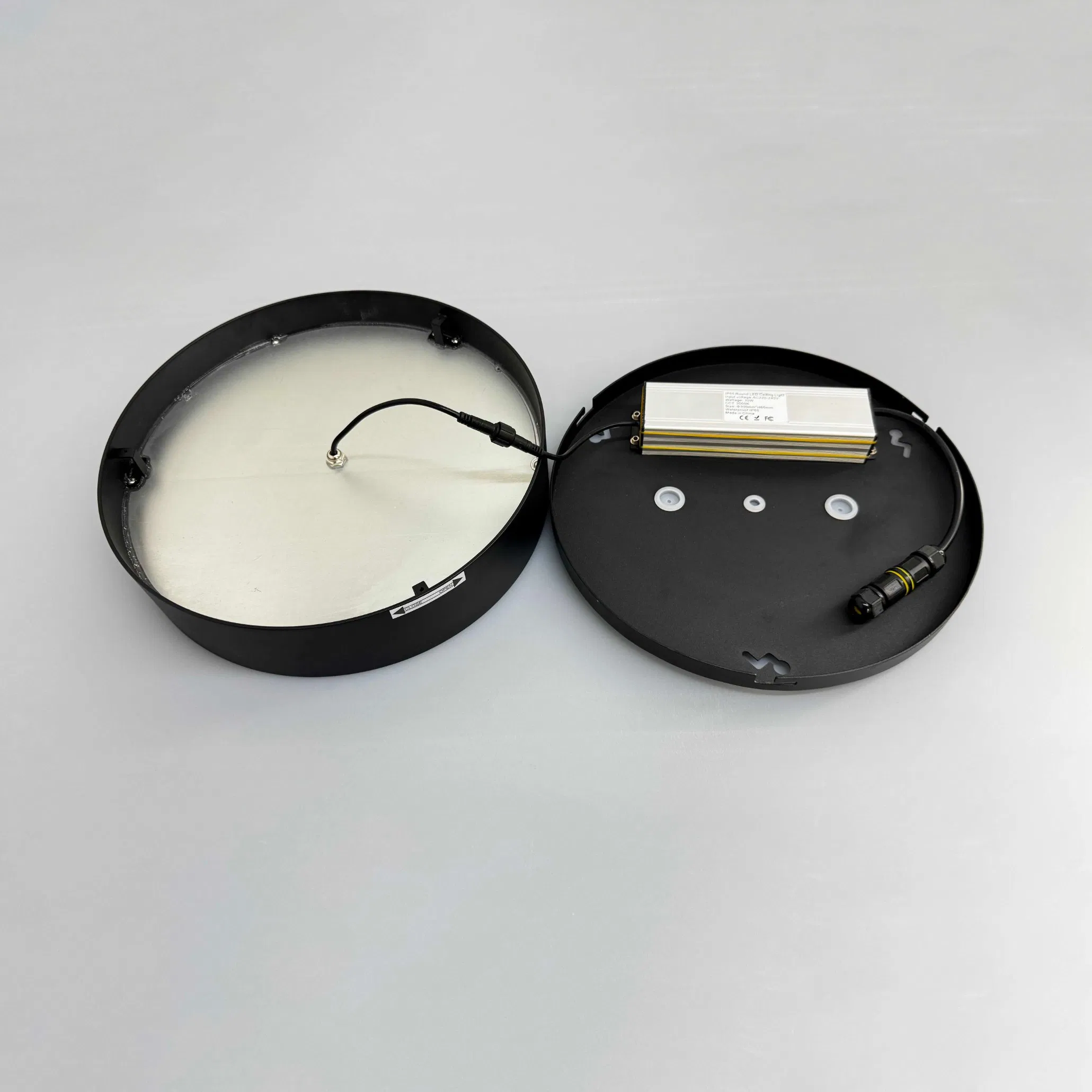 IP65 Waterproof Suspended Recessed Mounted LED Round Ceiling Light for Bathroom Balcony