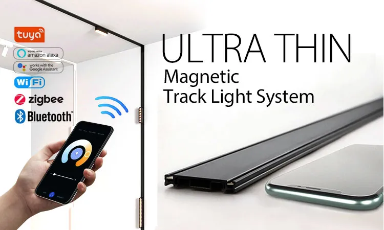 5.5mm Ultra-Thin Decorative Rail Spotlight Surface Mounted LED Interior Lighting