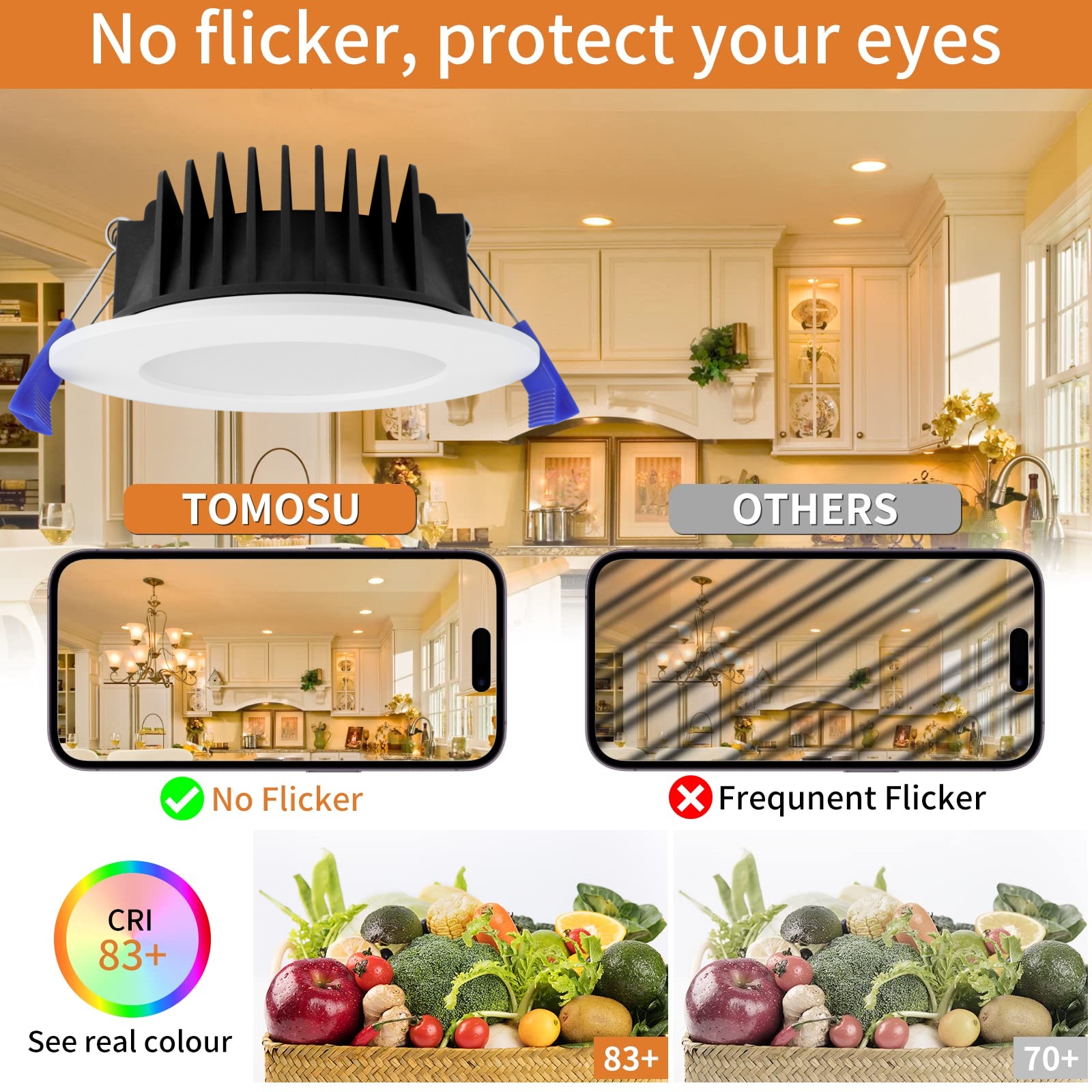 Australian Downlights 3CCT CE SAA IP54 Waterproof 90mm LED Downlight 10W 12W Recessed SMD Lamps Dimmable Aluminium Down Lights