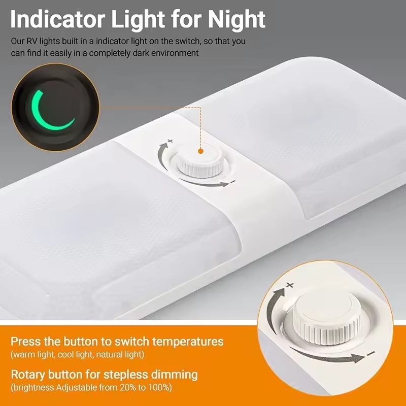 Dimmable Dome Light Details
