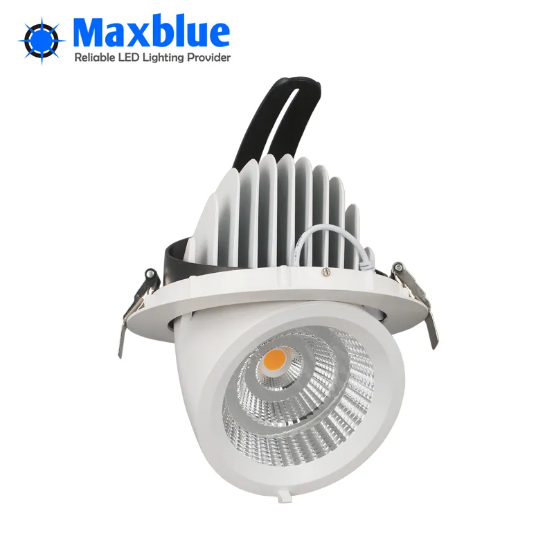 50W Recessed COB LED Gimbal Downlight details 5