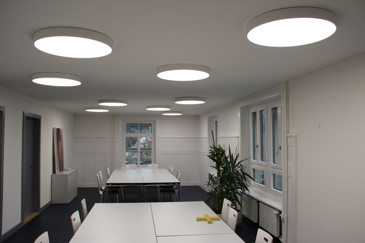 Modern Smart Home Office Interior Lamp Round Slim Smart Remote Control LED Ceiling Lights