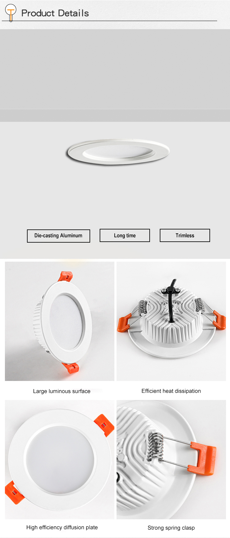 SMD LED Downlight Detail 2