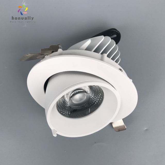 Fire-Rated LED Ceiling Light 20W 3500K Recessed Downlight 60mins Fire Protection for EU Market