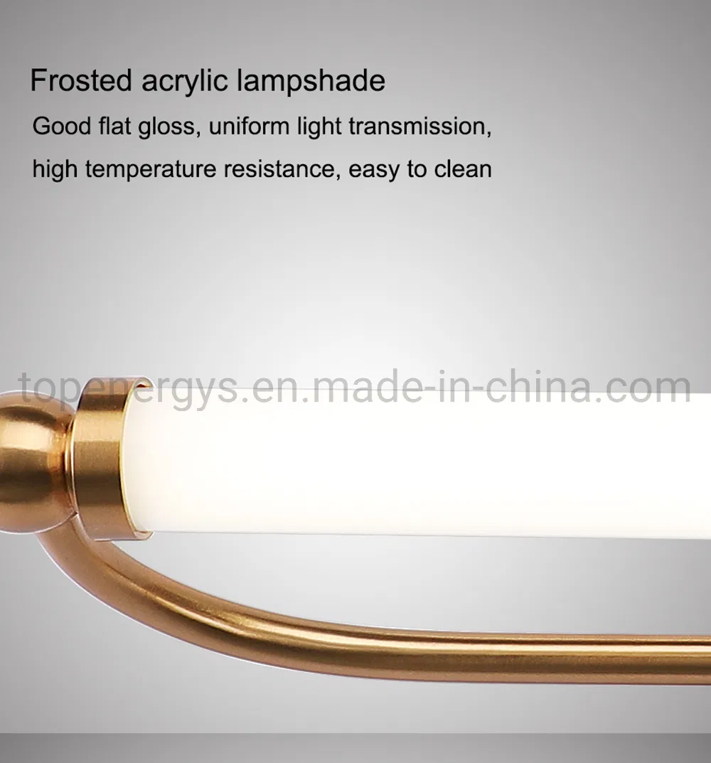 LED Mirror Light 9W AC90-260V 55cm Wall Mounted Industrial Wall Lamp Bathroom Light IP65 Waterproof Acrylic Metal