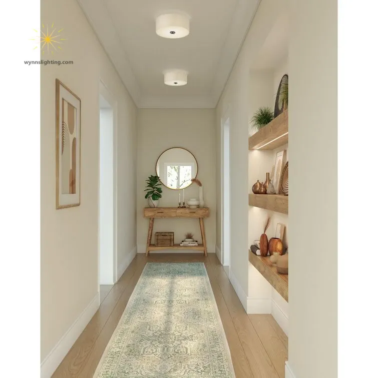 Modern Ceiling Light Nordic Minimalist Round Flat Surface Mount Indoor LED Ceiling Lamp On-Off status