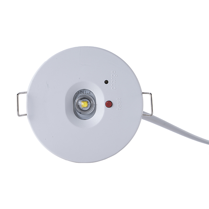 DE-808S Fire Safety Certified Emergency Recessed Downlight | 3W LED, LiFePO4 Battery