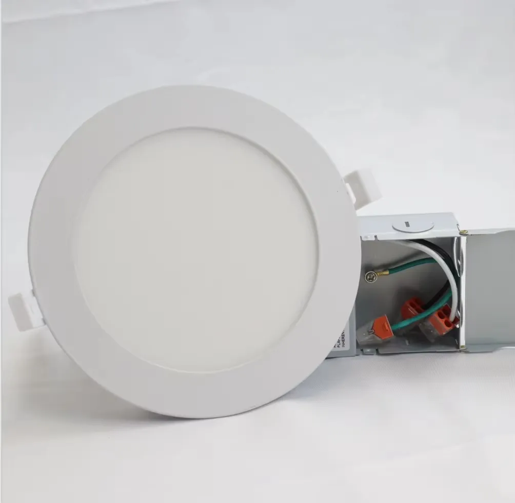 Us Warehouse Ultra Thin Dimmable and Changeable 5CCT 4" 9W 6'' 12W LED Recessed Pot Lights