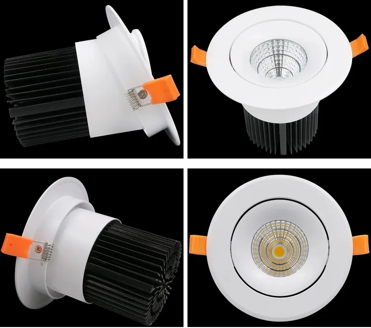 Aluminum Housing Quality Ultra Thin Recessed Ceiling Downlight Round LED Panel Light 6W 8W 10W 12W for Home or Commercial Lighting