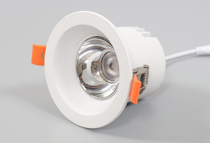 Waterproof IP65 Recessed COB LED Down Light 10W 100lm/W PF>0.9 CRI>80ra CREE Chip, Felip Driver Bathroom Using