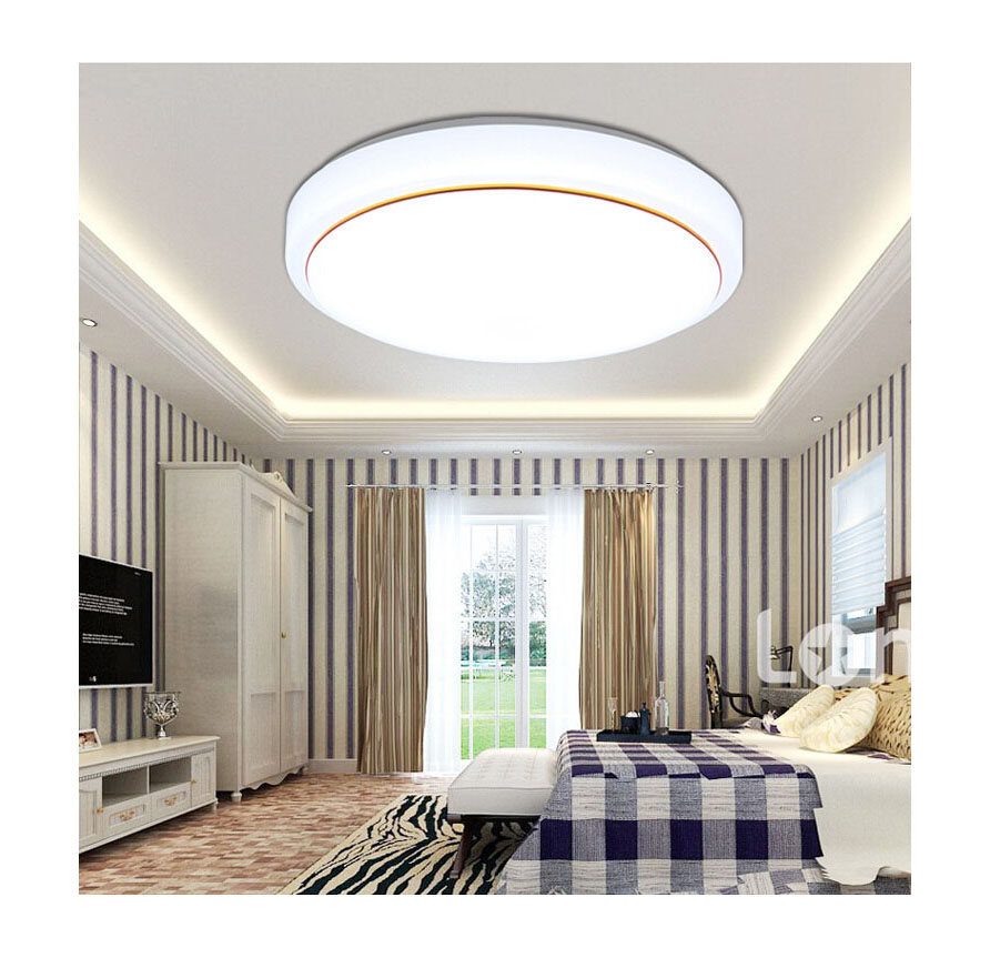 Dimmable Led Ceiling Light Modern Simple Acrylic Living Room Round Bedroom Dining Room Balcony Aisle Ceiling Lamp