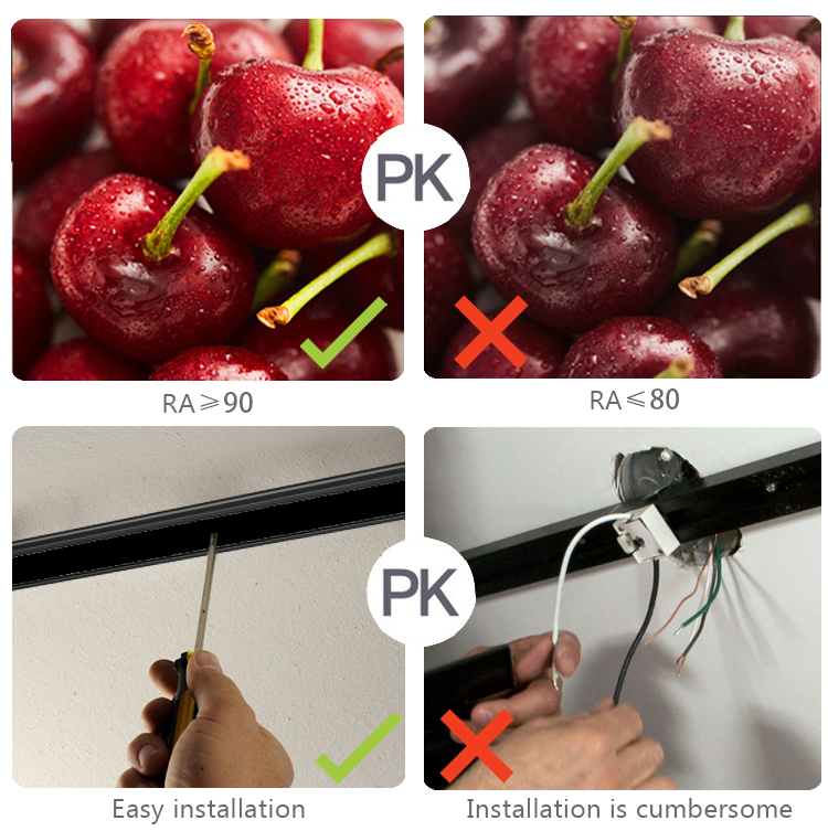 5.5mm Ultra-Thin Decorative Rail Spotlight Surface Mounted LED Interior Lighting