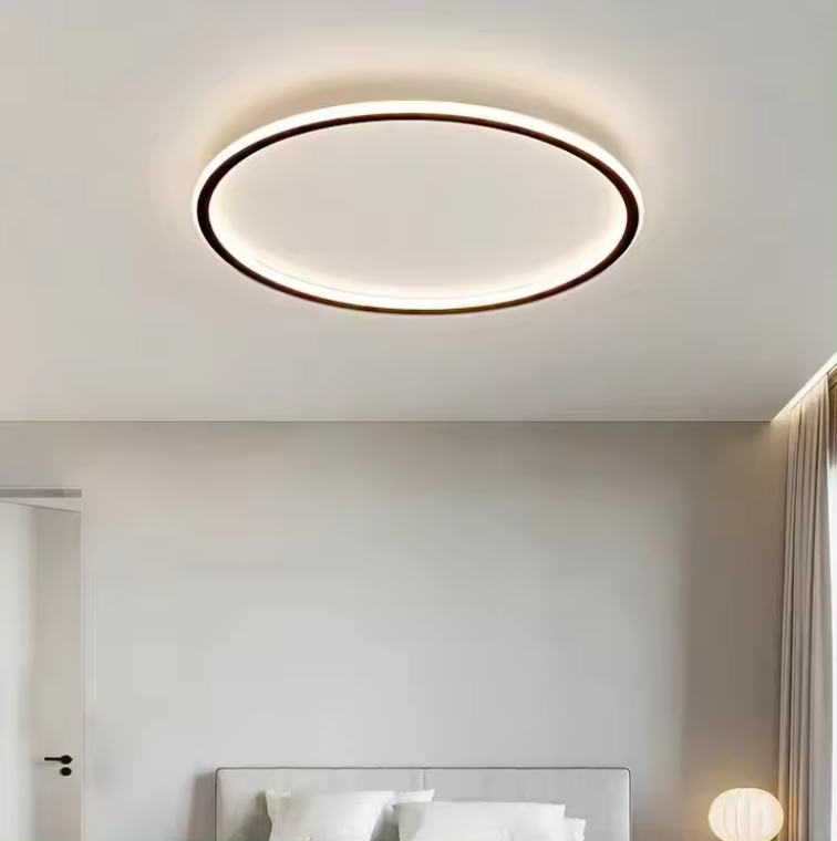 Zeal Lighting Ultra Thin Led Flush Mount Light Bedroom Modern Design Acrylic Round Ceiling Lamps For Bedroom
