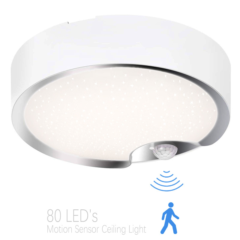 Energy Saving 4D Battery Indoor Motion Sensor Ceiling LED Lighting Home Decorative Wardrobe Kitchen Under Sensor Cabinet Lamp Quality PIR Sensor Light