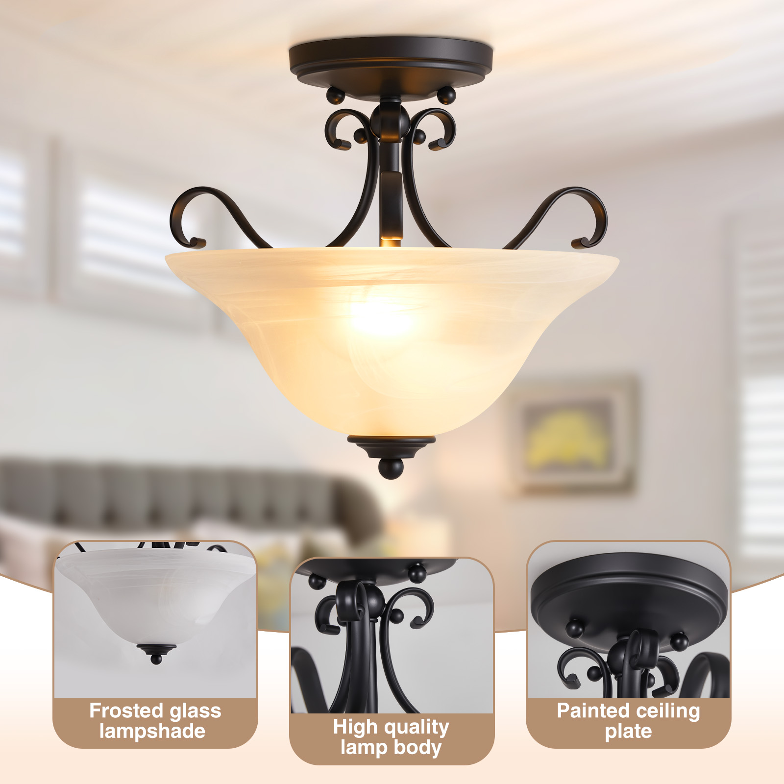 Modern Ceiling Light Product Image 4