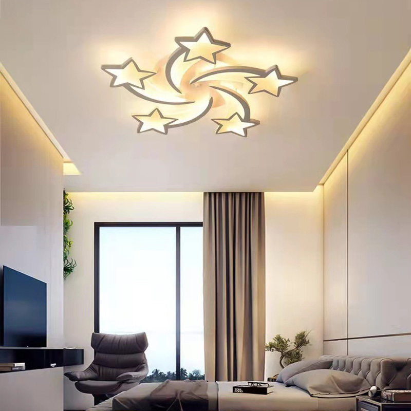 Modern Minimalist Bedroom Room LED Ceiling Light Master Minimalist Home Iron Acrylic LED Ceiling Lamp