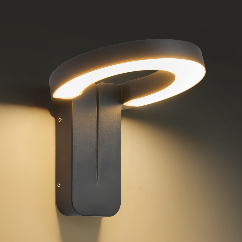 20W Exterior Porch Light Rotatable Aluminum IP65 Waterproof Outdoor Modern Wall Light Luxury for Garage Courtyard Balcony
