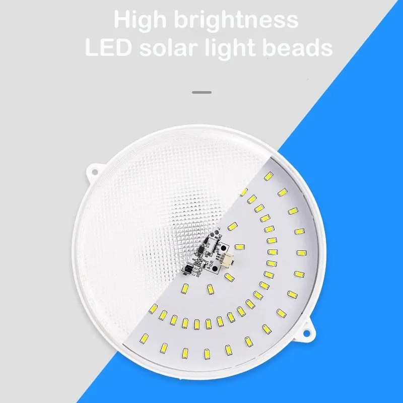 Energy-Saving Solar Ceiling Light for Garage Spaces with 1000lm Lumen Output & Motion Sensor Function