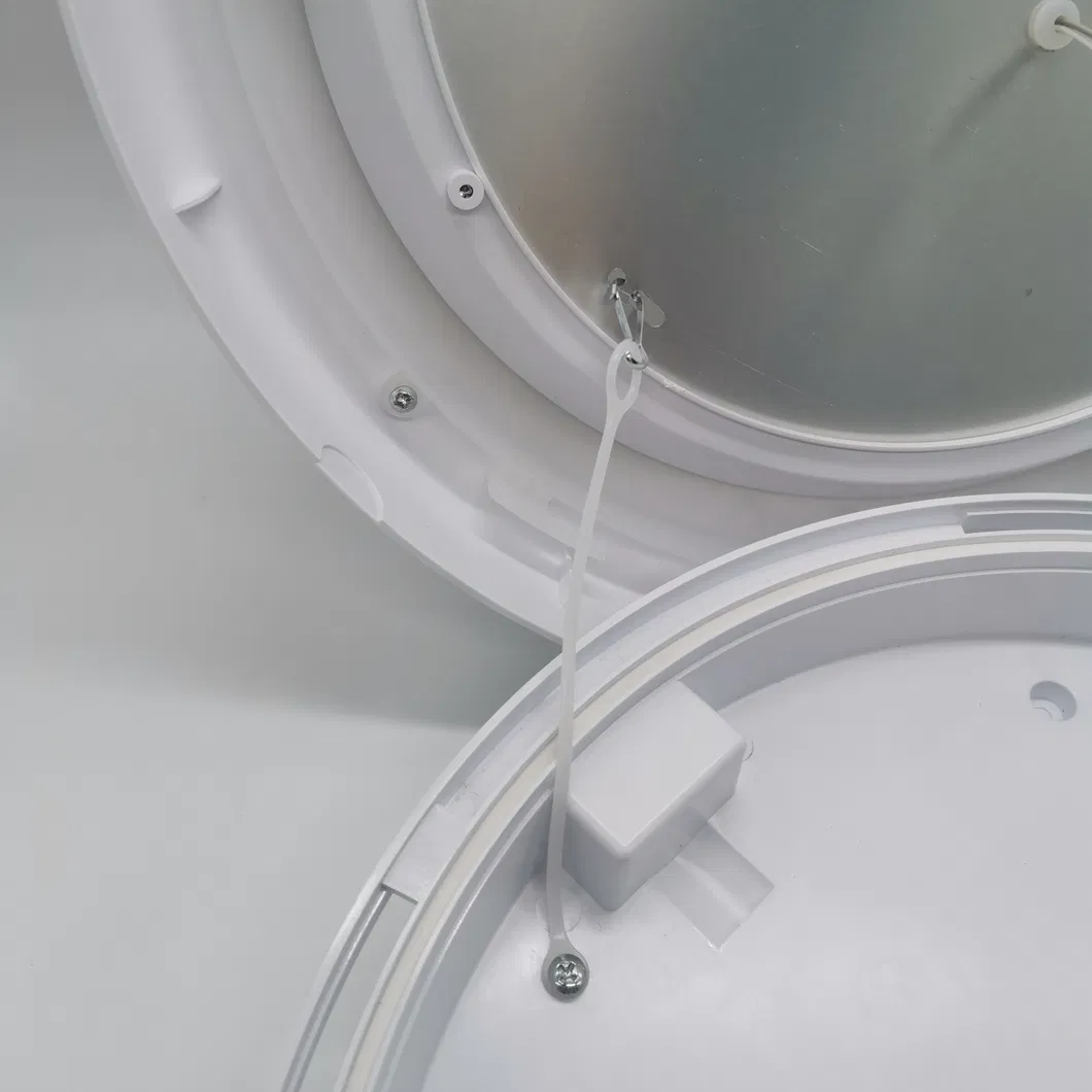 3CCT Easy Install Outdoor and Indoor Round/ Oval LED Bulkhead Wall/Ceiling Light with Motion Sensor or Emergency Kit IP65 Ik08 12W 18W 24W Changeable CE Ukca