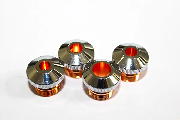 High precision laser cutting nozzle display 3