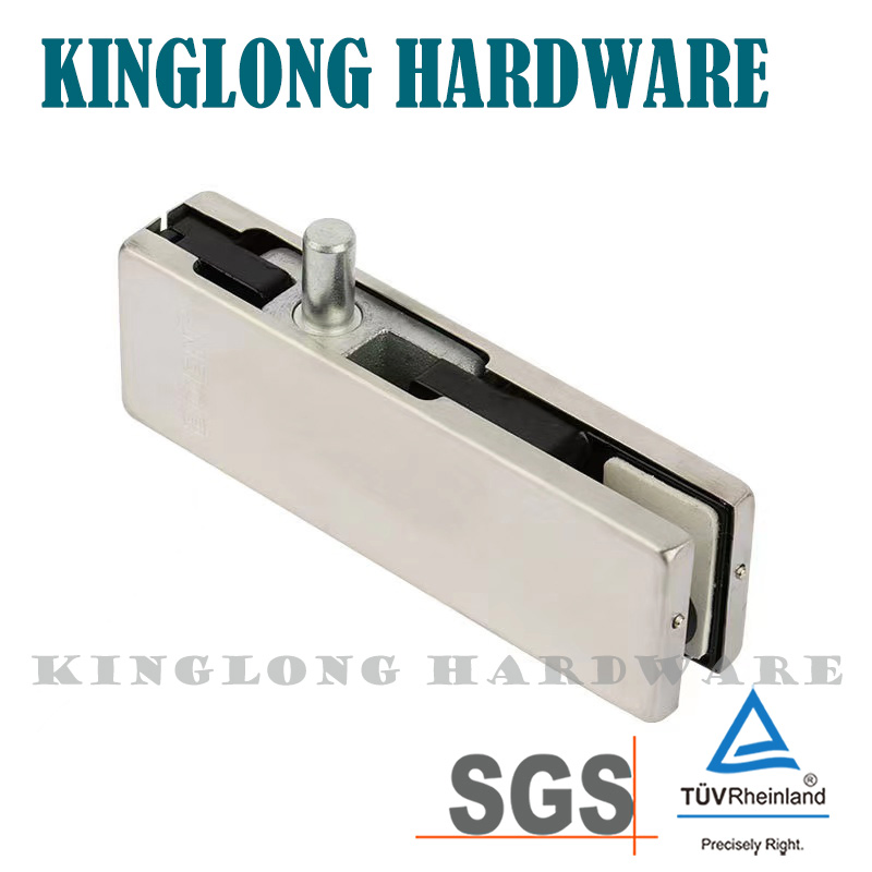 Stainless Steel Glass Door Fitting Bathroom Hotel Frameless Glass Door Patch Fitting Top Clamp