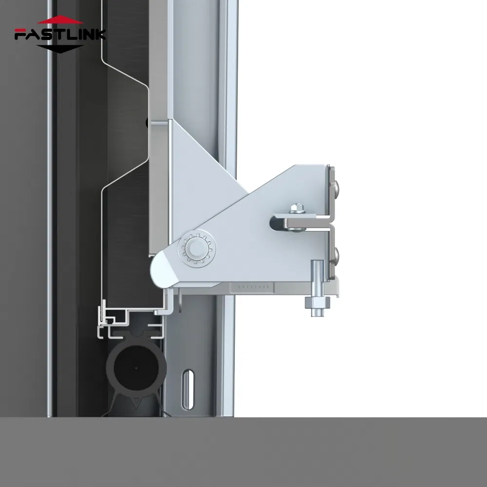 Fastlink Eco-Friendly Certification Aluminum Alloy Dust-Proof Electric Panel Lift Industrial Sectional Garage Doors