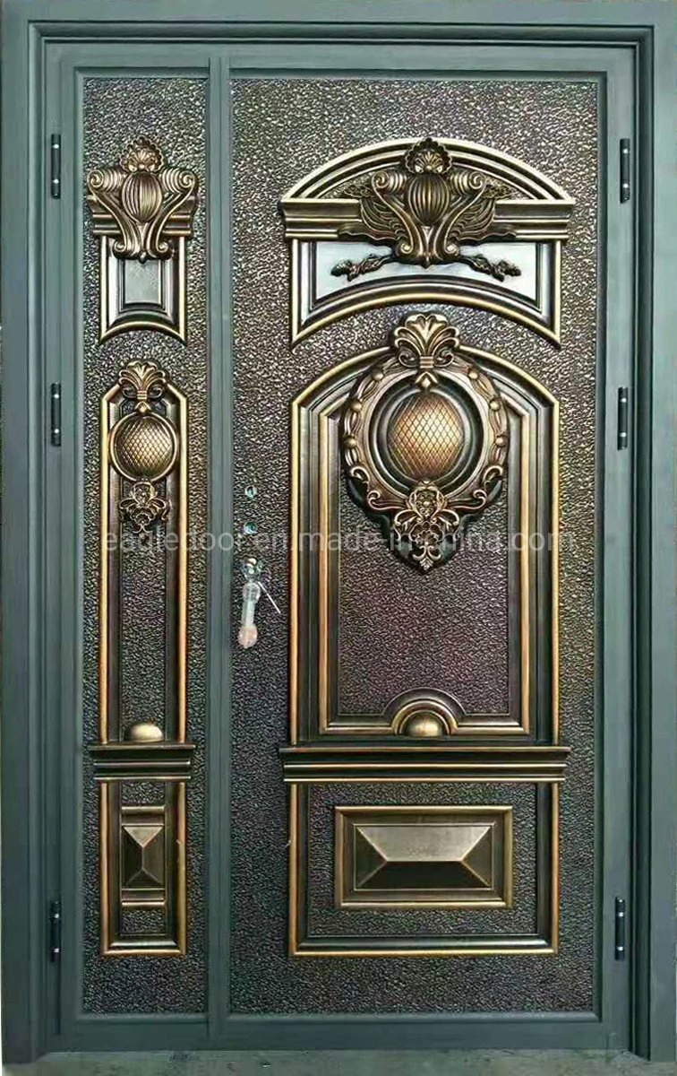 Factory Middle East Cast Aluminum Explosion-Proof Hot Security Steel Door