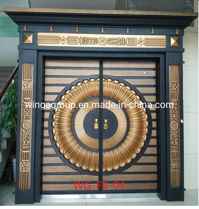 Africa Explosion Proof Aluminum Cast Copper Boar Security Door Wg-Fb-91