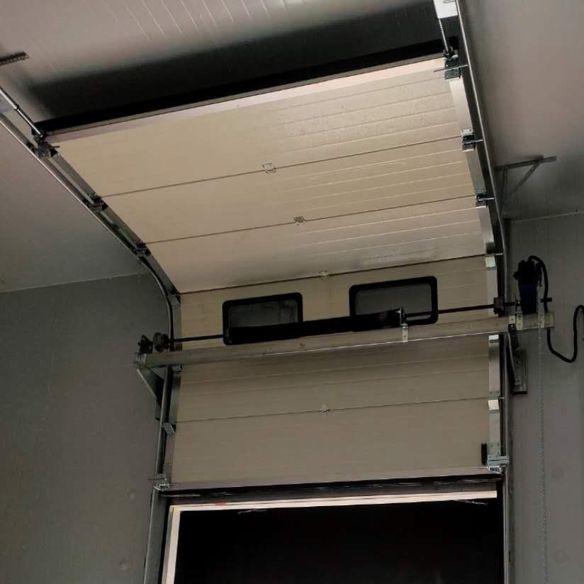 Industrial Automatic Overhead Steel Thermal Insulated Metal Exterior Garage Sectional Vertical Lifting Roll up Sliding Door for Warehouse Loading Docks