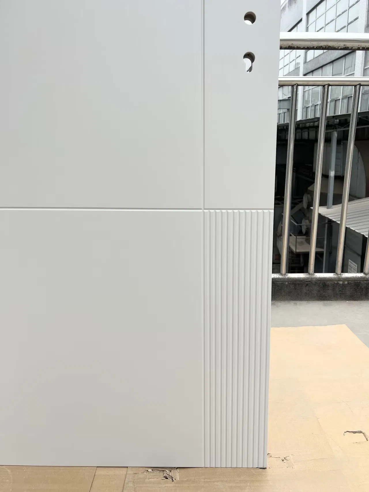 Interior Melamine Wood Veneer Flush Wooden Lacquer Solid Door