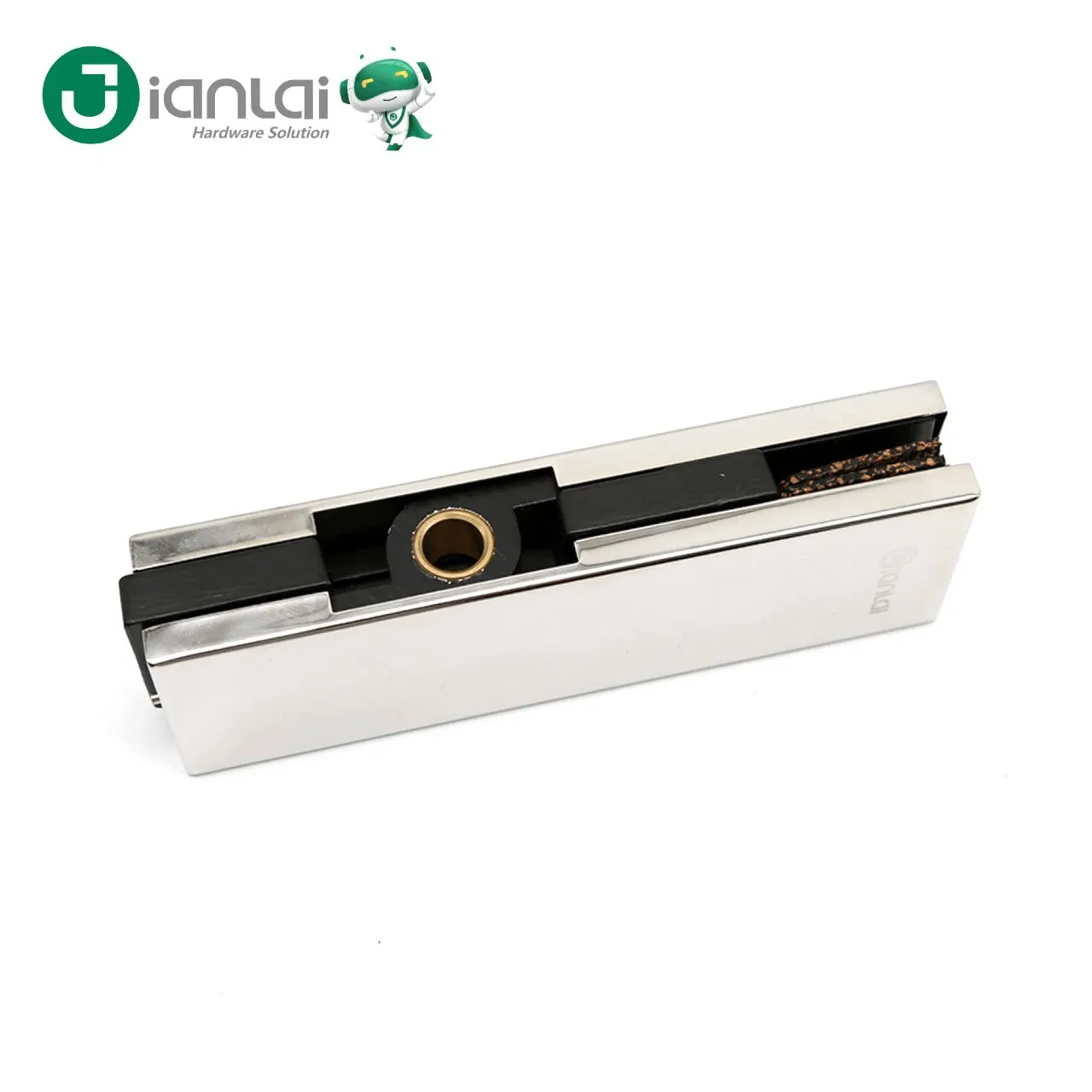 SS304 Patch Fitting Tempered Frameless Glass Door Panel Top Clamp Patch Fitting