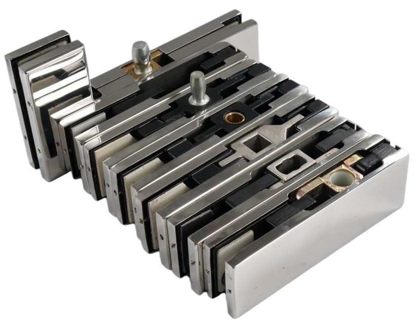 Stainless Steel 304 Top Frameless Glass Door Patch Fitting Special-Shaped Clamp