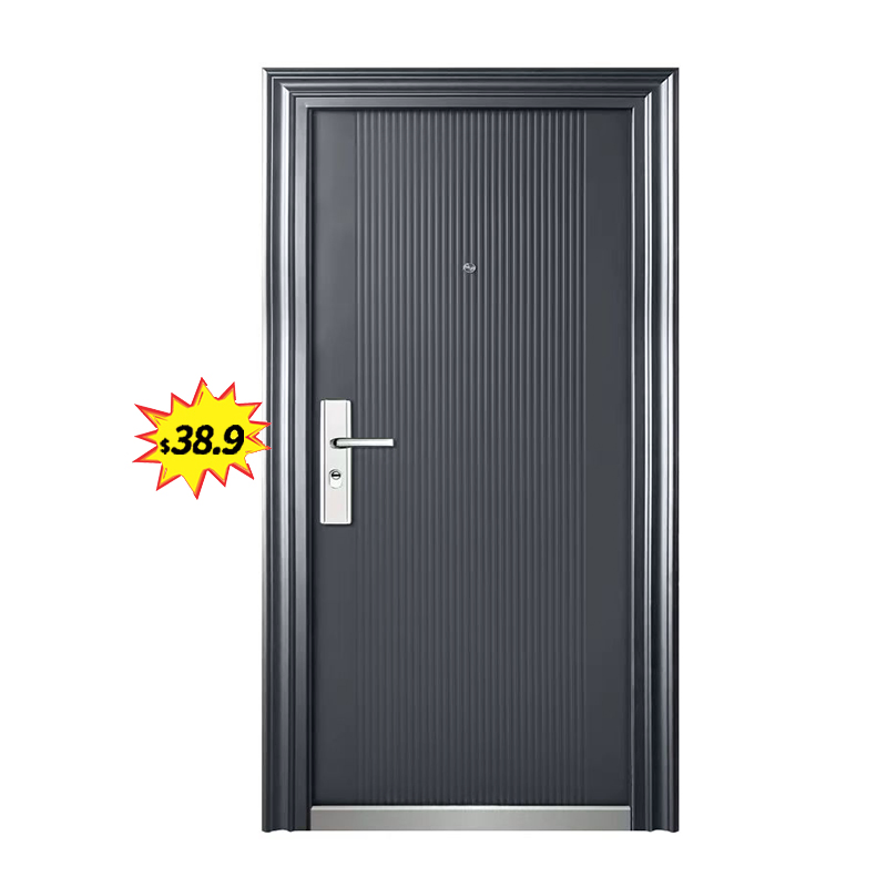 Stainless Steel Frameless Glass Double Entry Home Bullet Proof Exterior Main Door Design Room Security for House Villa