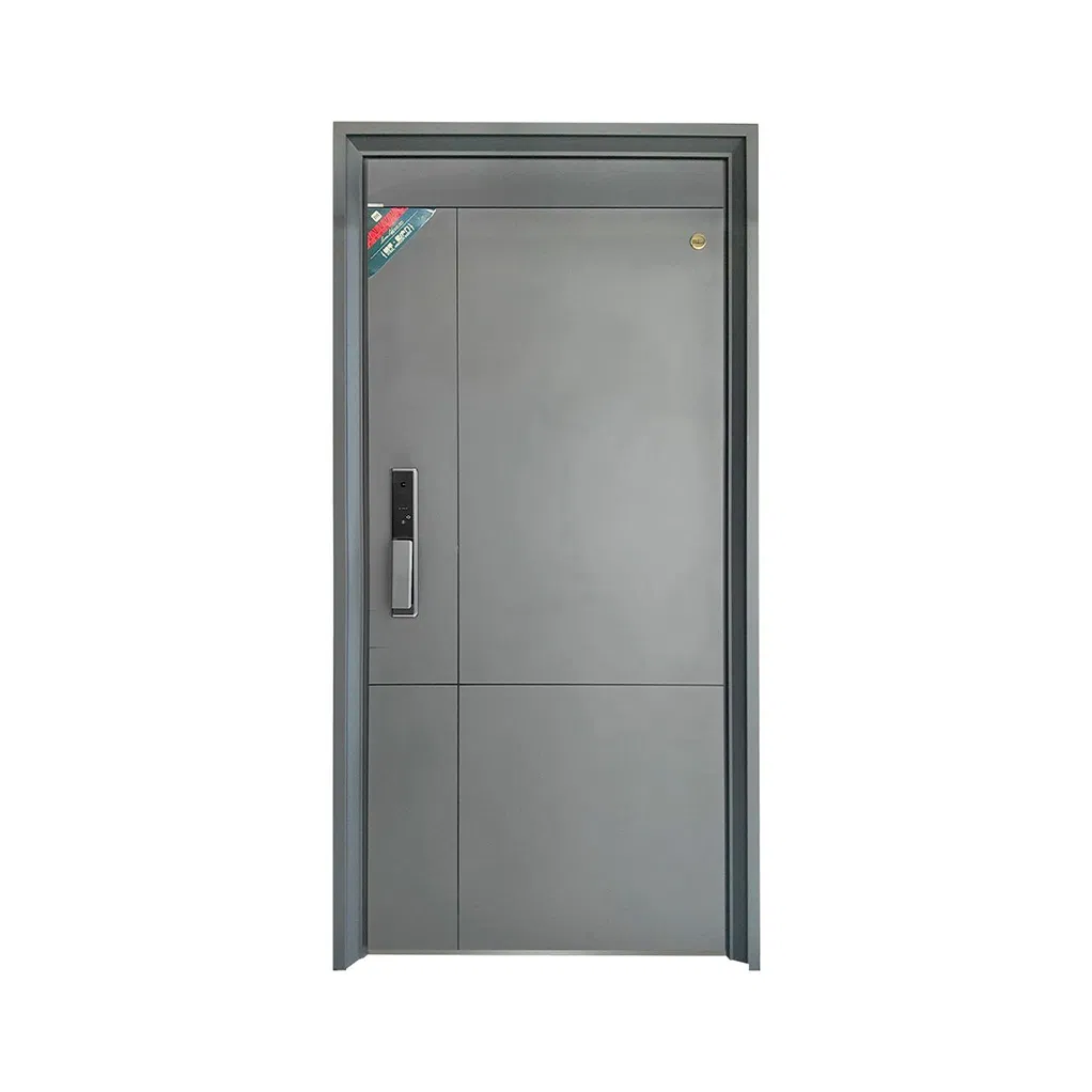10cm Building Material Modern Style Waterproof Custom Doors Factory Price Stainless Steel Interior Security Front Entrance Metal Double Guangdong Iron Door