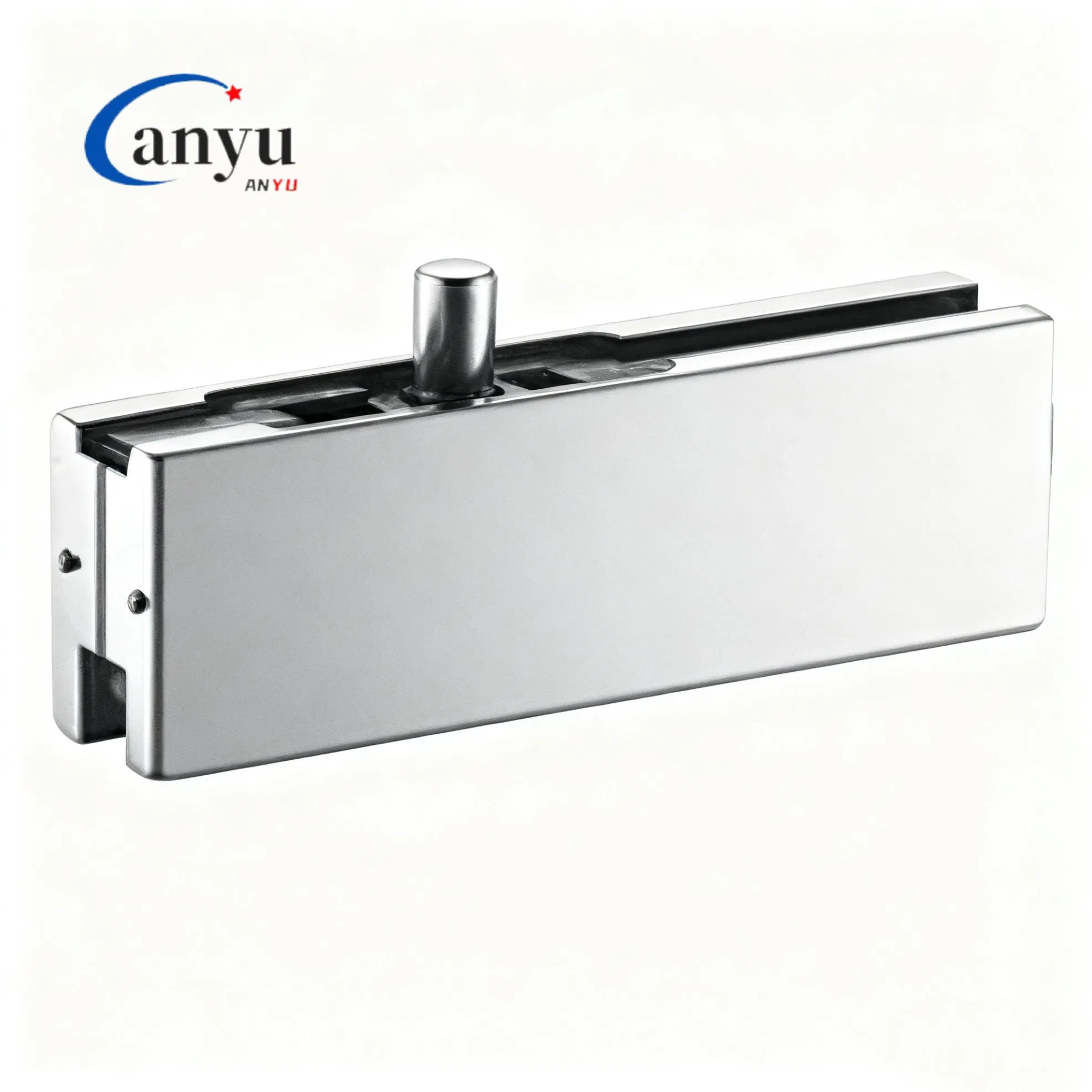 Stainless Steel Cover Frameless Glass Hardware Bottom Patch Fitting Glass Door Fitting