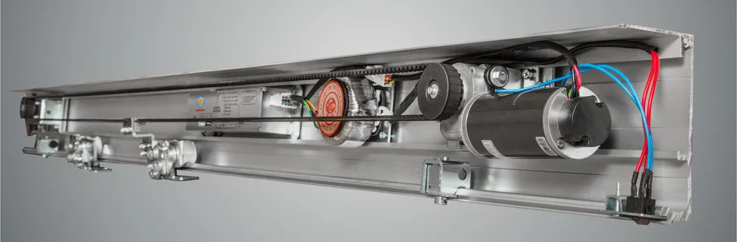 Commercial Entrance System Automatic Glass Sliding Door Banner