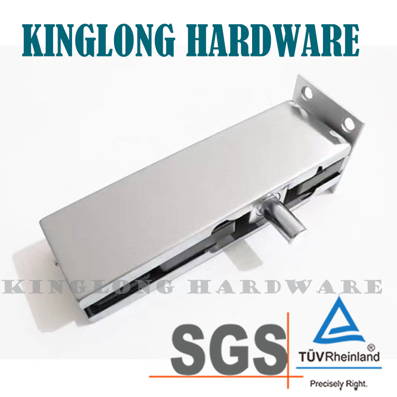 Stainless Steel Glass Door Fitting Bathroom Hotel Frameless Glass Door Patch Fitting Top Clamp