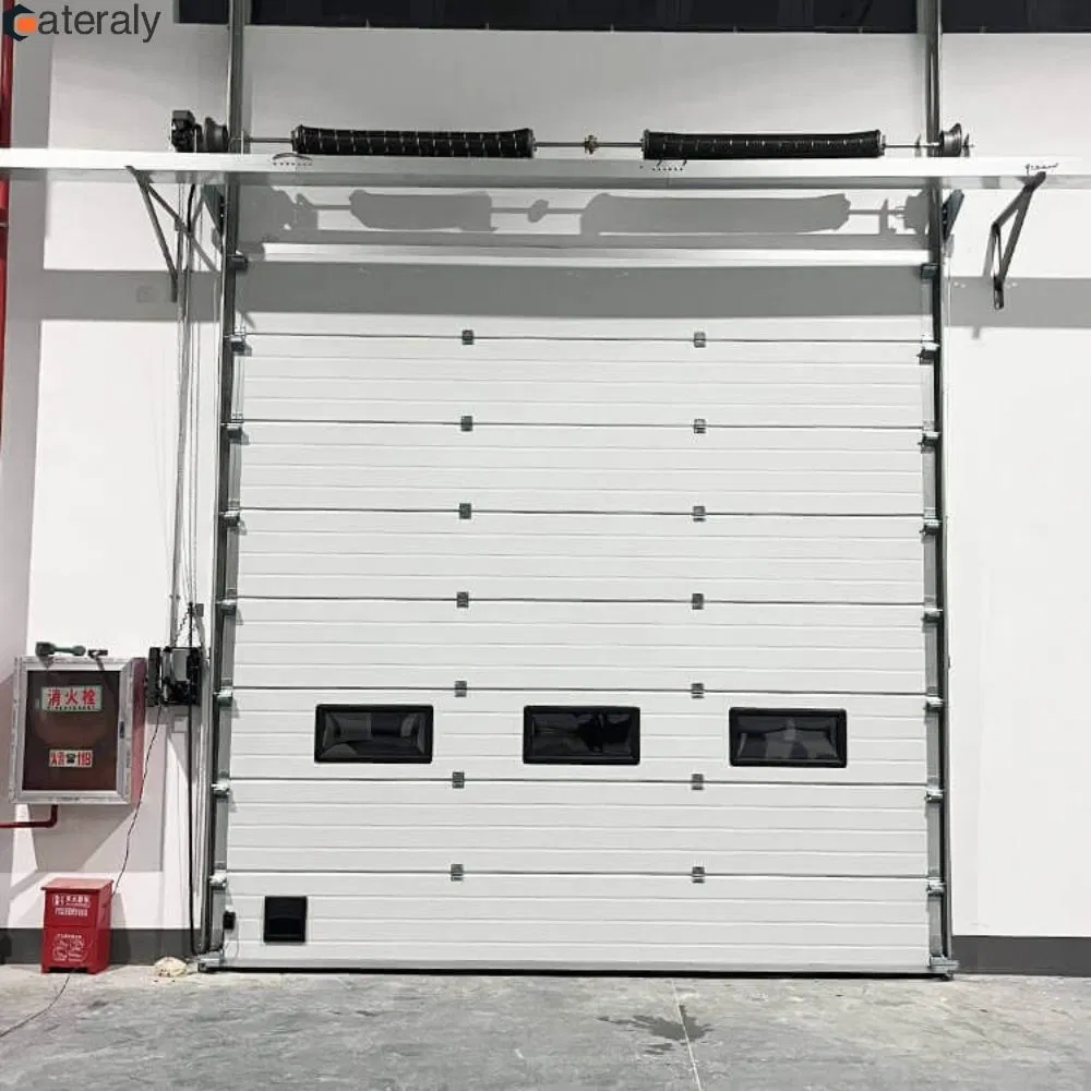 Factory Wholesale Sectional Door Reliable Industrial Door with Durable Online Support Services Available with Motor Garage Gate Automatic Door