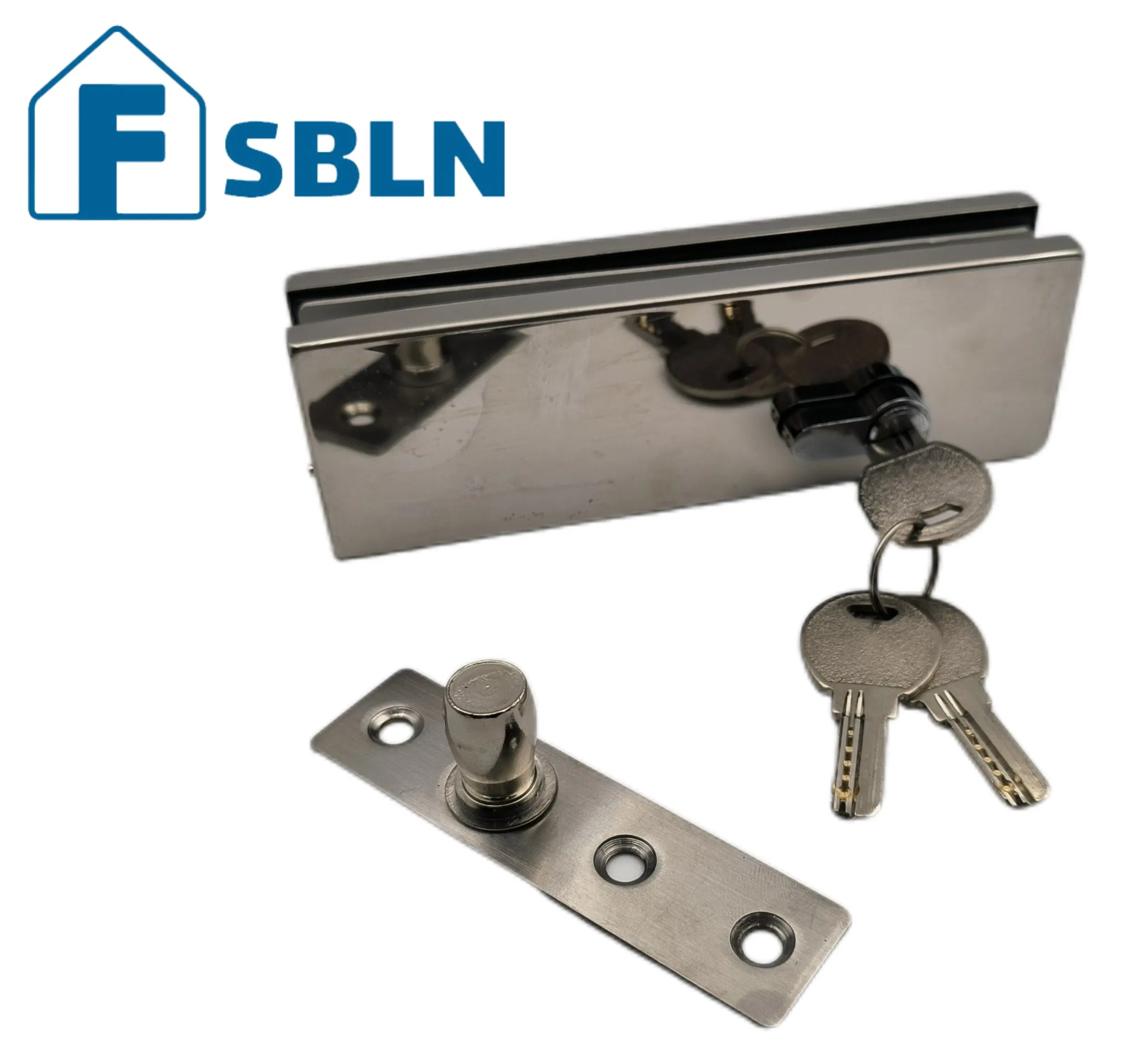 Bln Frameless Glass Door Locking Patch Fitting
