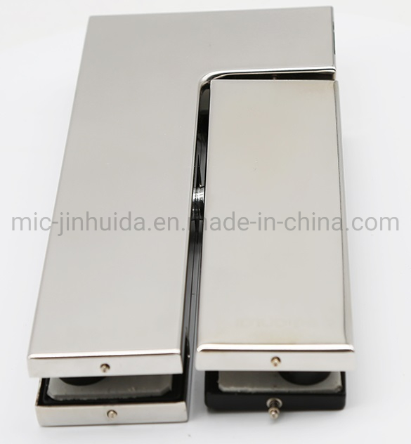 Frameless Glass Door Hardware Stainless Steel L Patch Fitting