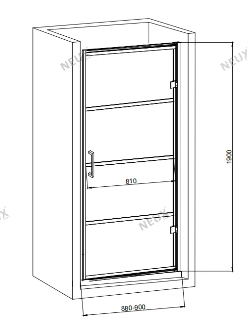 Shower Door Detail 3