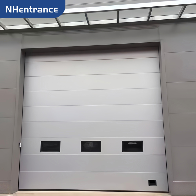 Commercial Industrial Steel Insulated Overhead Door for Factory and Warehouse Sectional Garage Door