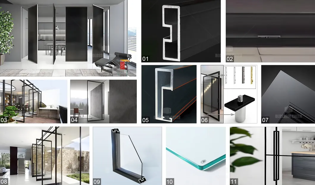 Premium Aluminum Pivot Door