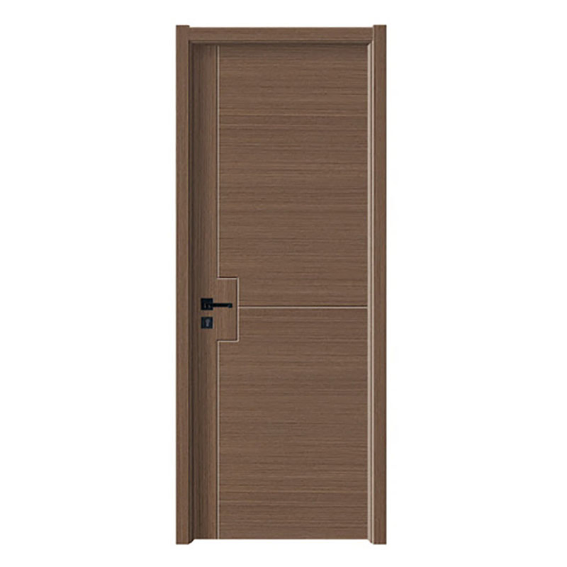 China Hotel Door Melamine Composite Wood Grain Indoor Fiber Doors Simple Flat Door Interior Wooden Swing Solid Door