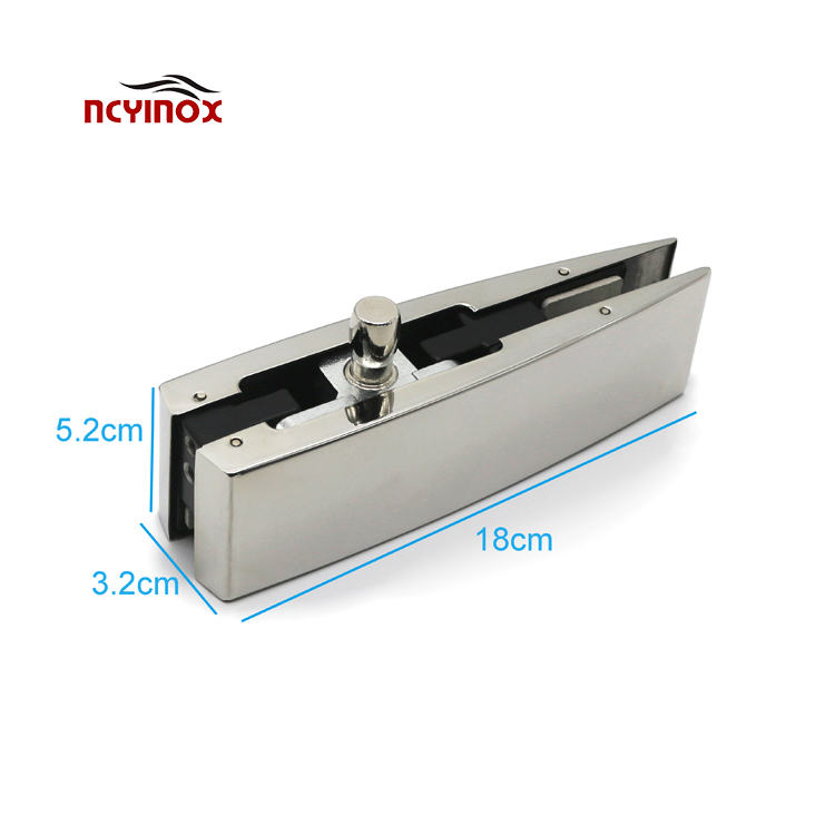 Stainless Steel Swing Sliding Frameless Hardware Accessories Patch Fitting for Office Glass Door