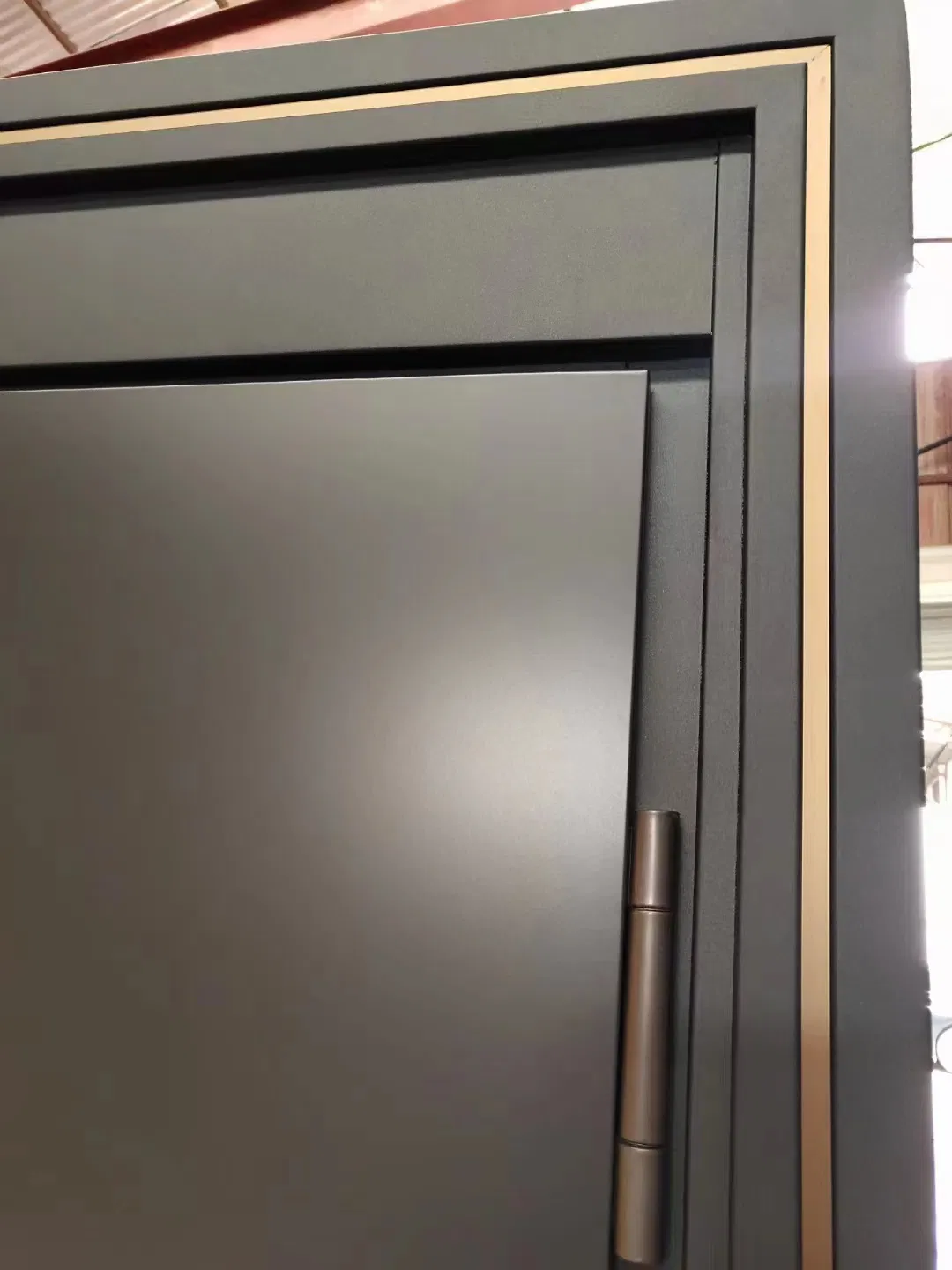 Cast Aluminum Door, Explosion-Proof Door, Bulletproof Door, Hot Residential Exterior Security Single Aluminum Steel Door