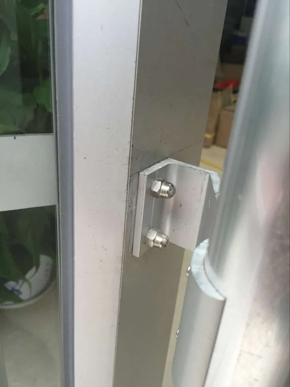 Topbright Good Quality Certer Aluminum Pivot Door Withtermpered Glass